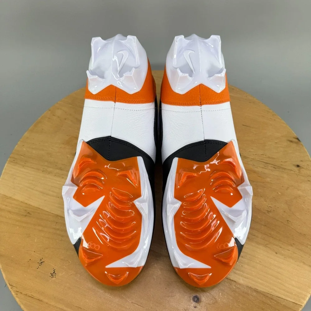 Nike Jordan 1 Low TD Mens Size 13 Football Cleats Shattered Backboard Orange NEW
